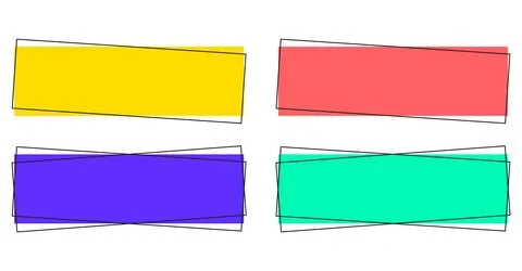 Colorful sticky note papers set vector illustration design Stock Illustration