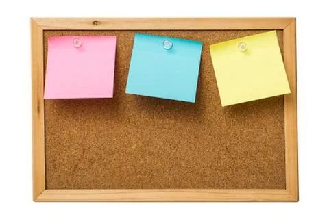 Colorful sticky notes Foto stock