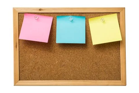 Colorful sticky notes Stock Photos