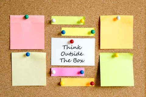 Colorful sticky notes Stock Photos