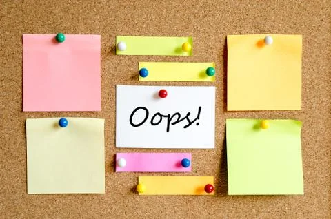 Colorful sticky notes Stock Photos