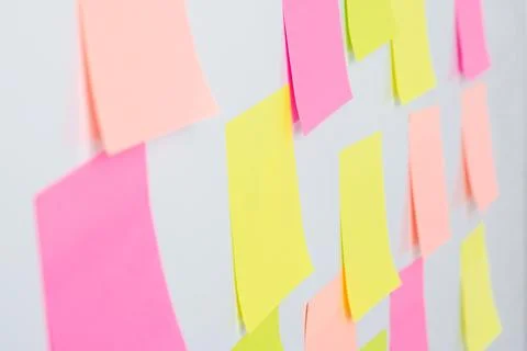 Colorful sticky notes Stock Photos