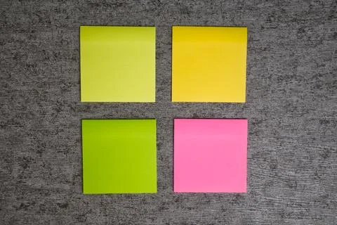 Colorful sticky notes Stock Photos