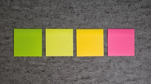 Colorful sticky notes Stock Photos