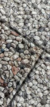 Colorful stone pattern ceramic floor Stockfoto's