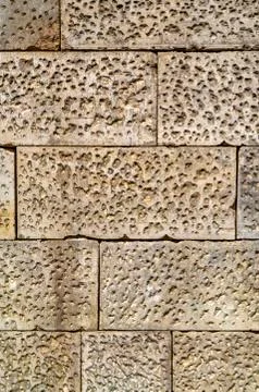 Colorful stone wall background Stock Photos