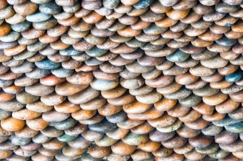Colorful stones pattern Foto stock