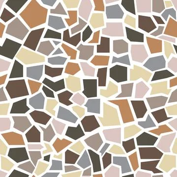 Colorful stones seamless repeating pattern Stock Illustration