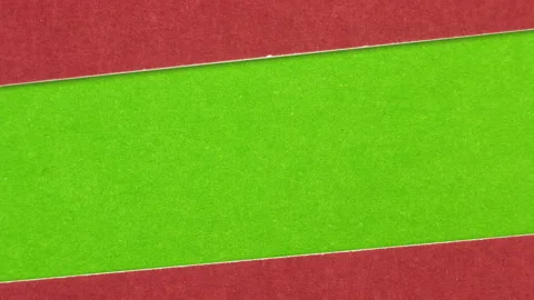 Colorful Stop Motion Paper Split Video stock 150631689