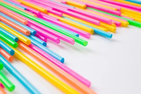 Colorful Of straw Composition Series Stock Illustration