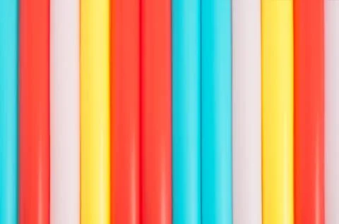 Colorful straws Stock Photos