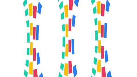 Colorful Streamers Stock Footage 305376163