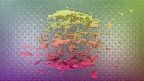 Colorful streaming background Stock Footage 327894785