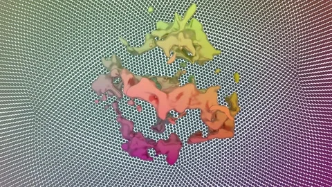 Colorful streaming background 스톡 동영상 327895439