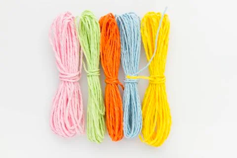 Colorful strings Stock Photos