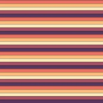 Colorful stripe seamless pattern in muted vintage colors Stock Illustration