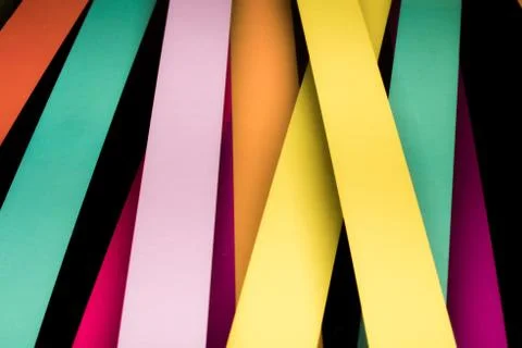 Colorful striped abstract background, variable width stripes Stock-Fotos