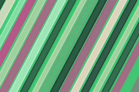 Colorful striped abstract pattern with green pink gray shades 스톡 일러스트
