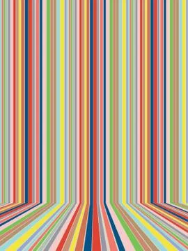 Colorful Striped Background Stock Illustration