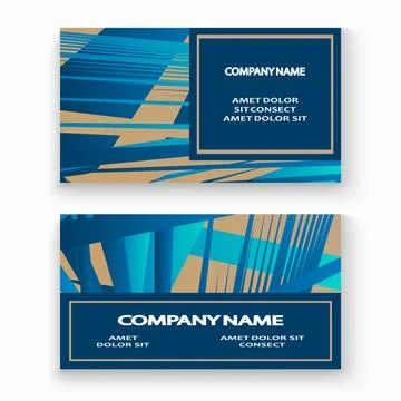 Colorful striped lines pattern geometric shape background. Creative cover set Illustrazione stock