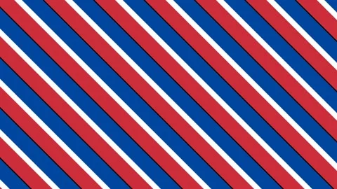 Colorful Striped Pattern Background in Red Blue and White. Видео 340073283