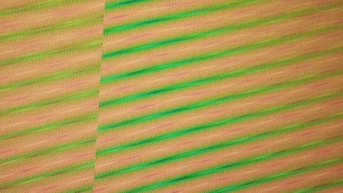 A colorful striped pattern with green and yellow stripes Stock Footage 328615356