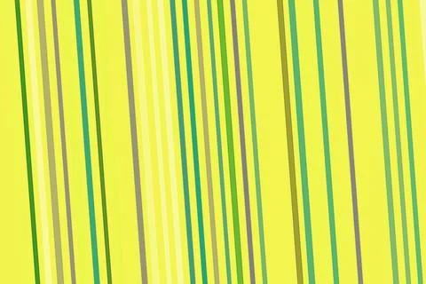 Colorful striped pattern with yellow and green lines Stock Illustration