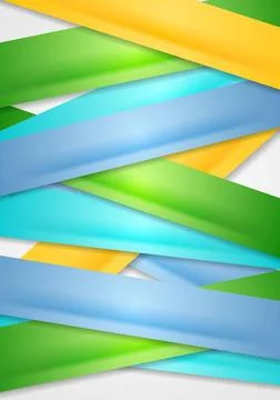 Colorful stripes abstract vector background Colorful stripes abstract back... 写真素材