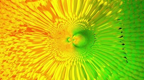 Colorful stripes with gradient ripples Stock Illustration