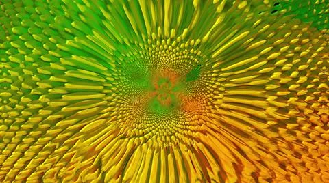 Colorful stripes with gradient ripples Stock Illustration