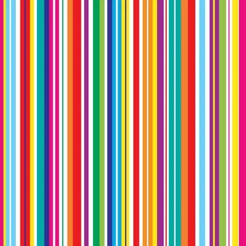 Colorful stripes seamless bright pattern. Stylish striped vector background Stock Illustration