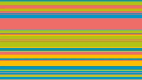 Colorful stripes sequence pattern, 4k. Abstract multicolored motion graphics Stock Footage 120717722