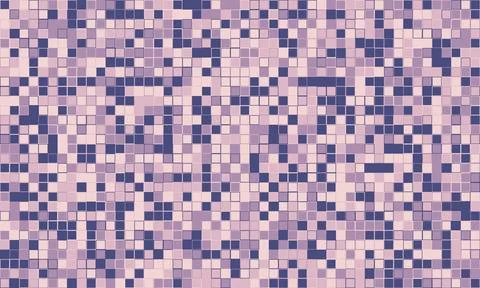 Colorful structured mosaic pattern, perfect for graphic textile designs, co.. Stock Illustration