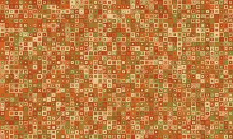 Colorful structured mosaic pattern, perfect for graphic textile designs, co.. Stock Illustration