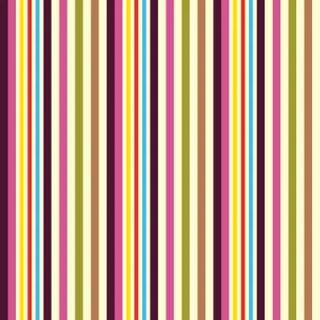 Colorful style seamless stripes pattern. Abstract vector background. Stock Illustration