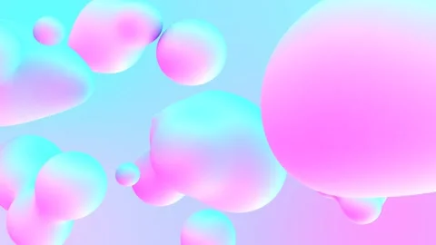 Colorful Stylish Liquid Bubbles Shapes Stock Footage 169561675