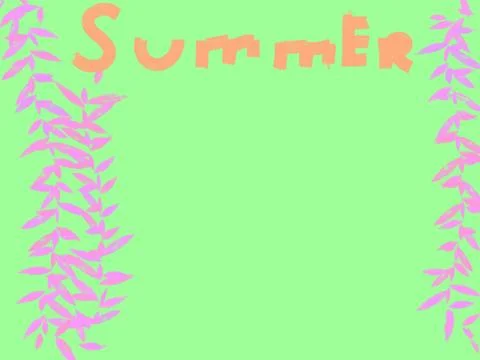Colorful Summer background layout banners design. Horizontal poster, greeting Illustrazione stock