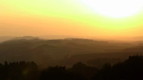Colorful Summer Sunset 動画素材 46470266