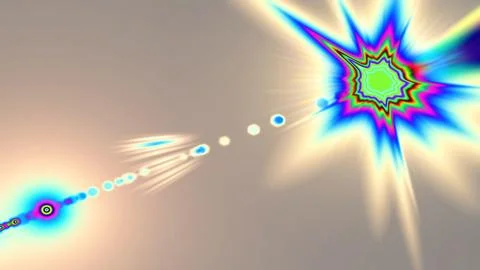 Colorful sun flare background effect Stock-Illustration