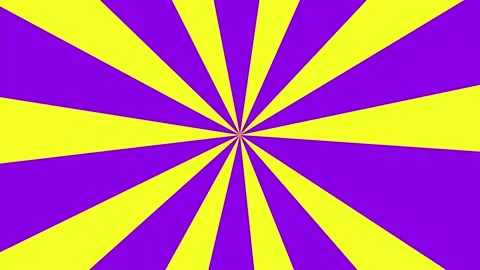 Colorful sunburst pattern animated background Stock Footage 264145416