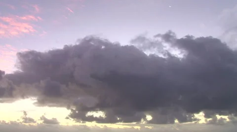 Colorful Sunrise Cloudscape Time Lapse Video stock 45659938