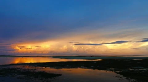 Colorful Sunset 03 Stock Footage 51498986