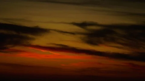 Colorful sunset on Alps mountain Stock Footage 75257751
