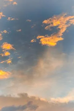 Colorful Sunset Clouds Stock Photos