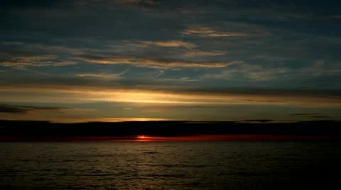 Colorful sunset Stock Footage 11014208