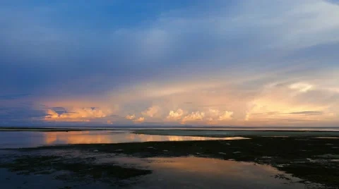 Colorful Sunset Stock Footage 51491691