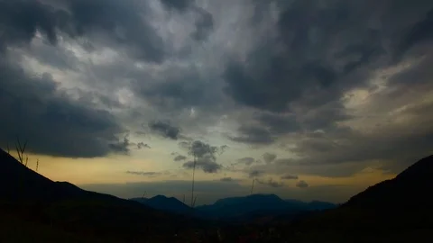 Colorful sunset Stock Footage 94729407