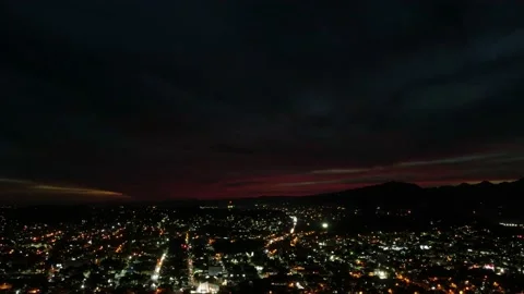 Colorful sunset hyperlapse Stock Footage 146415497