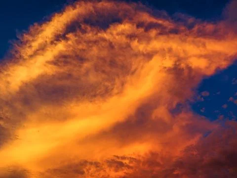 Colorful sunset. Multicolored sky. Abstract background. Stock Photos