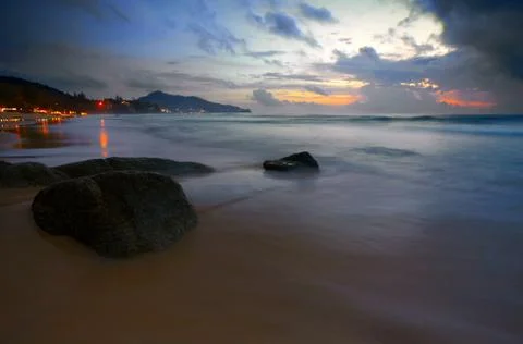 Colorful sunset Stock Photos